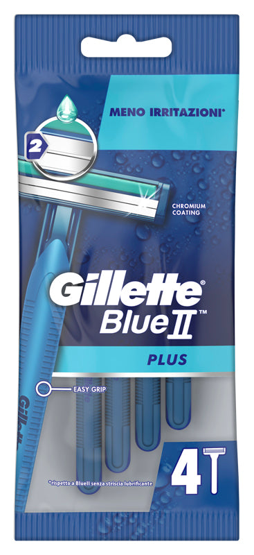 Blue II Rasoi Usa e Getta Plus 4 pezzi