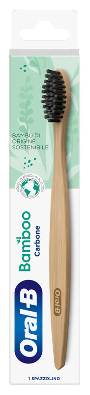 Bamboo Carbone Spazzolino Manuale