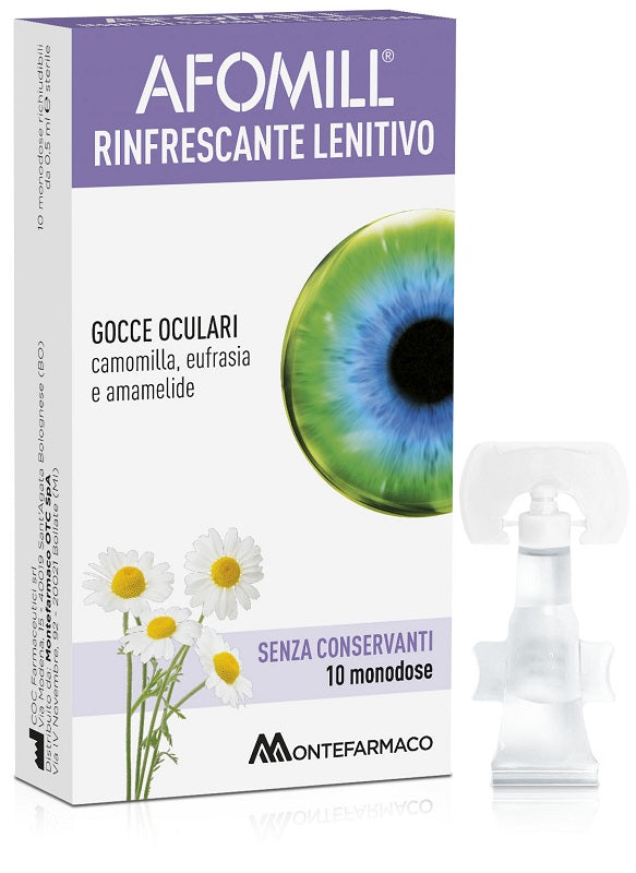 Afomill Rinfrescante senza conservanti 10 fiale