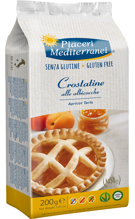 Piaceri Mediterranei Crostatine all'Albicocca 4x50g