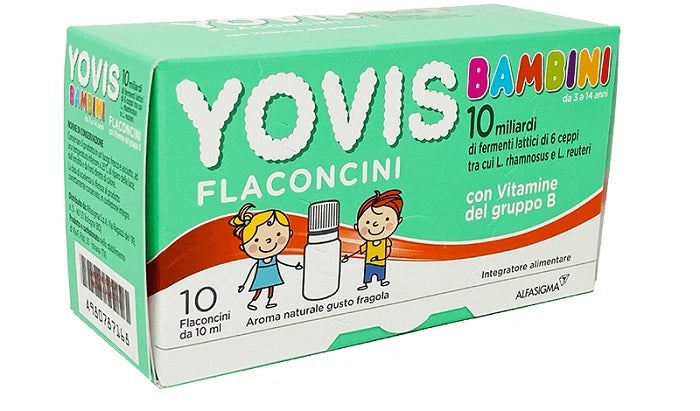 Yovis Bimbi gusto Fragola 10 flaconcini da 10ml