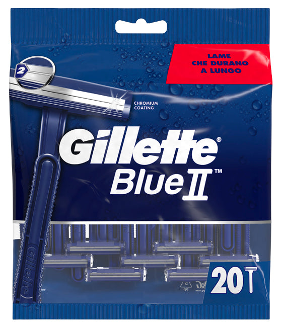 Blue II Rasoi Usa e Getta Standard 20 pezzi