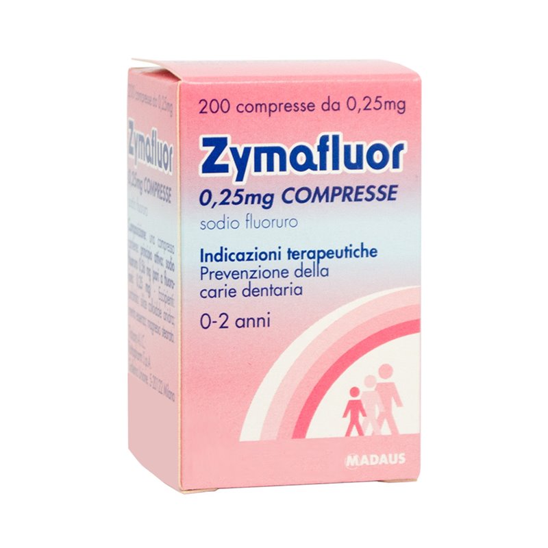 Zymafluor 0,25mg 200 compresse