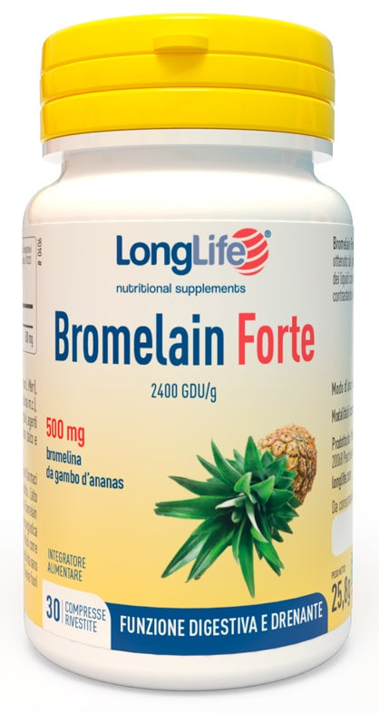 Bromelain Forte Funzione Digestiva e Drenante 30 compresse