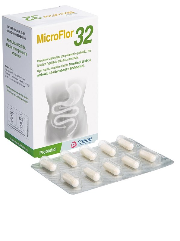 Microflor 32 60 capsule No Frigo