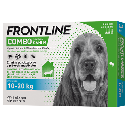 Frontline Combo 3 pipette per Cani di taglia Media (10-20kg)
