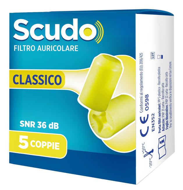Scudo Filtro Auricolare Classico 7-12mm 5 coppie