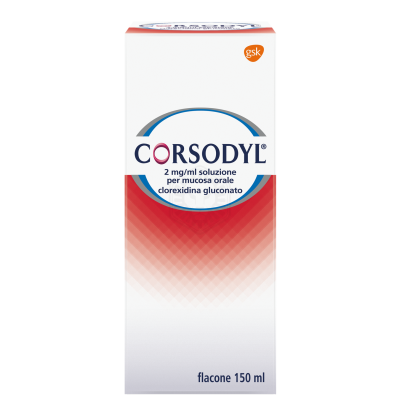 Corsodyl 200mg/100 Soluzione 150ml