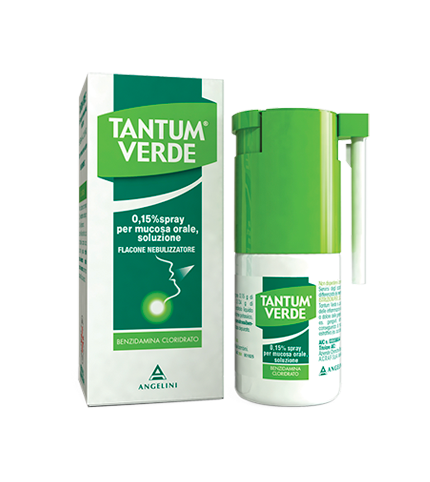 Tantum Verde 0,15% Spray Mucosa Orale 30ml