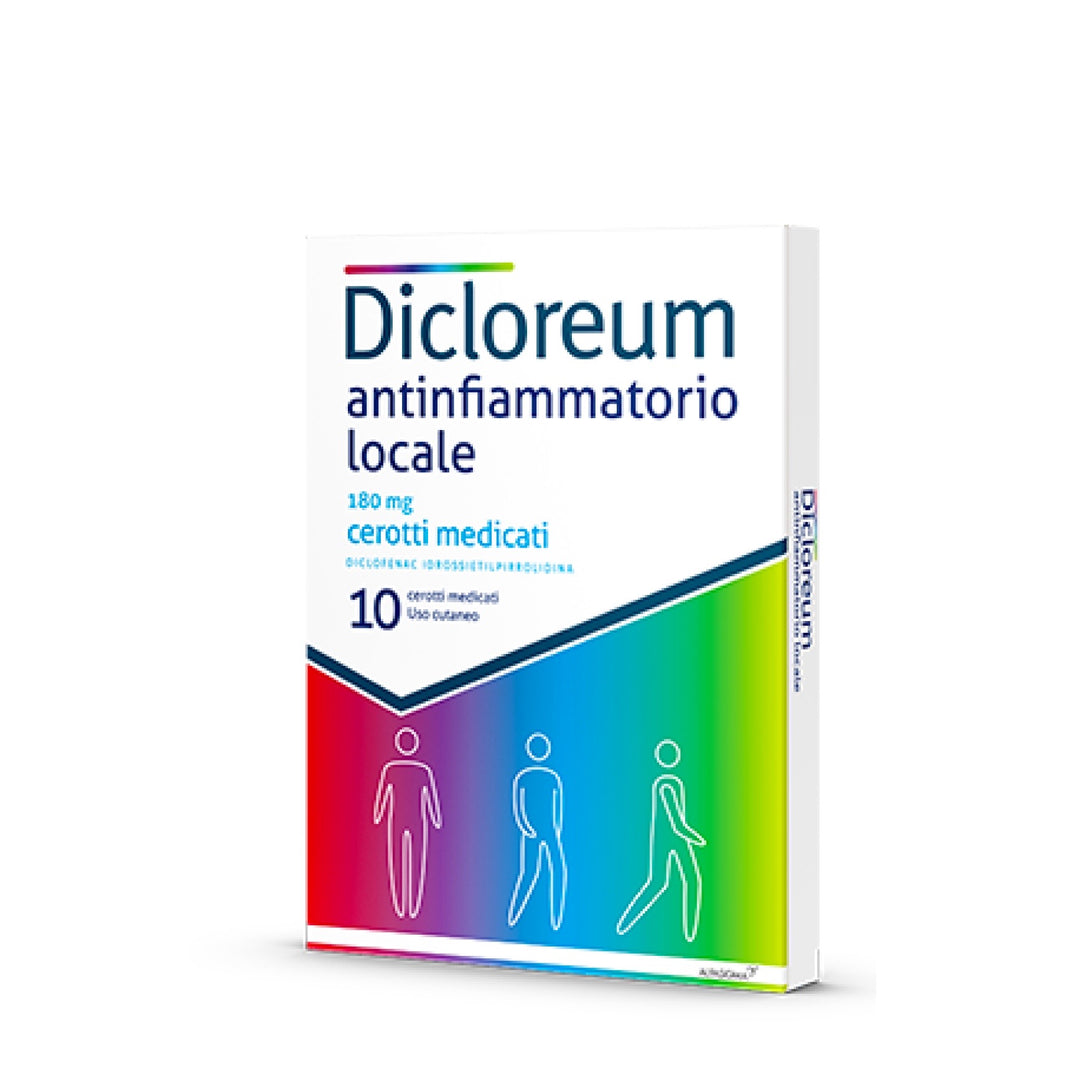 Dicloreum 180mg Antinfiammatorio Locale 10 cerotti medicati