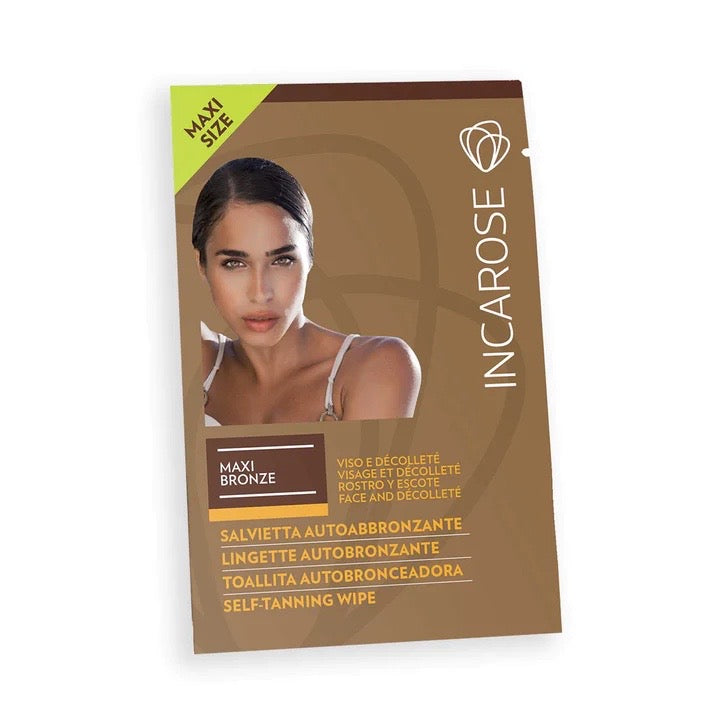 Maxi Bronze Salvietta Autoabbronzante Viso e Décolleté