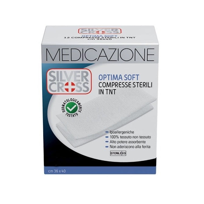 Medicazioni Optima Soft Garze in Tnt in compresse Sterili 10 pezzi 10x10 cm
