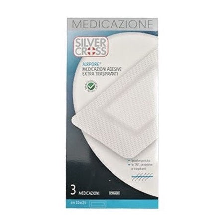 Medicazioni Airpore Adesive Extra-Traspiranti 3 pezzi 10x25 cm