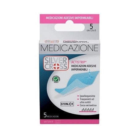 Medicazioni Actistrip Adesive Impermeabili 5 pezzi 7,5x5 cm