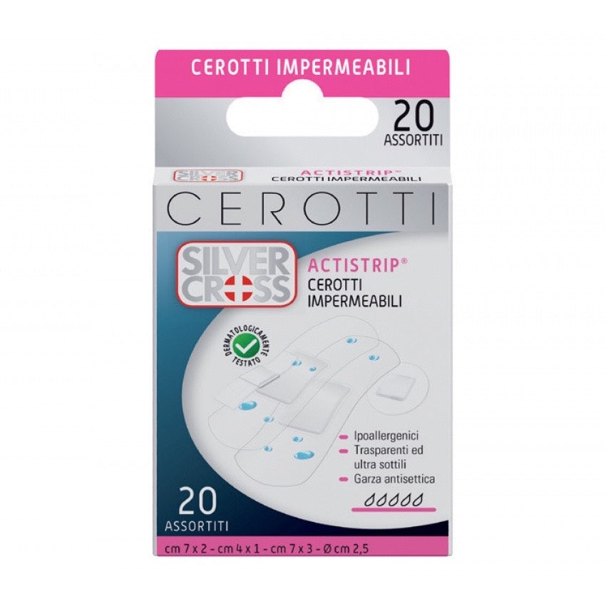 Cerotti Actistrip Impermeabili 20 pezzi Assortiti