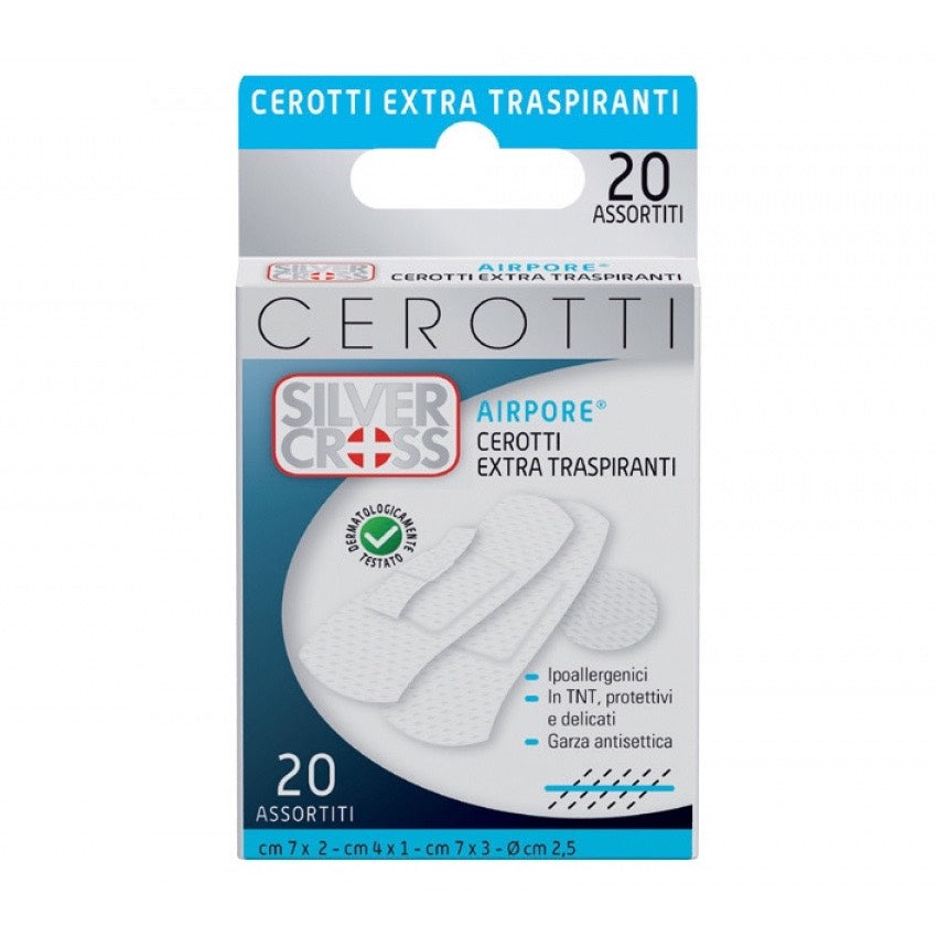 Cerotti Airpore Extra-Traspiranti 20 pezzi Assortiti