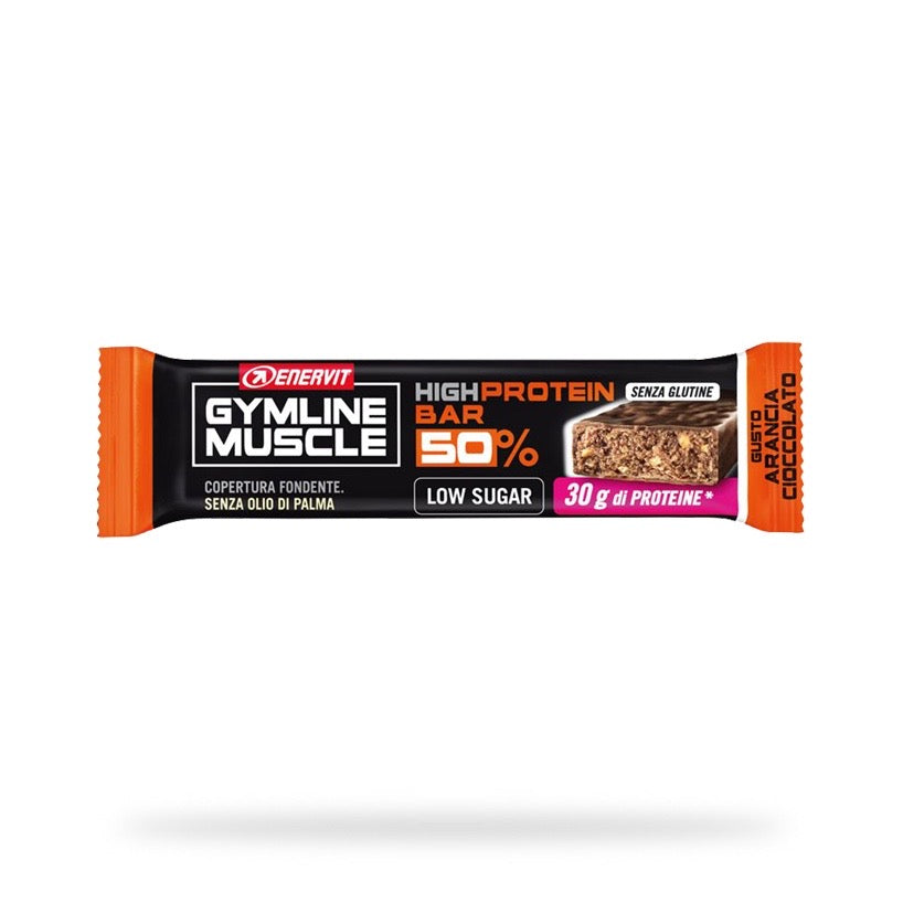 High Protein Bar 50% Barretta Proteica all'Arancia e Cioccolato 60g