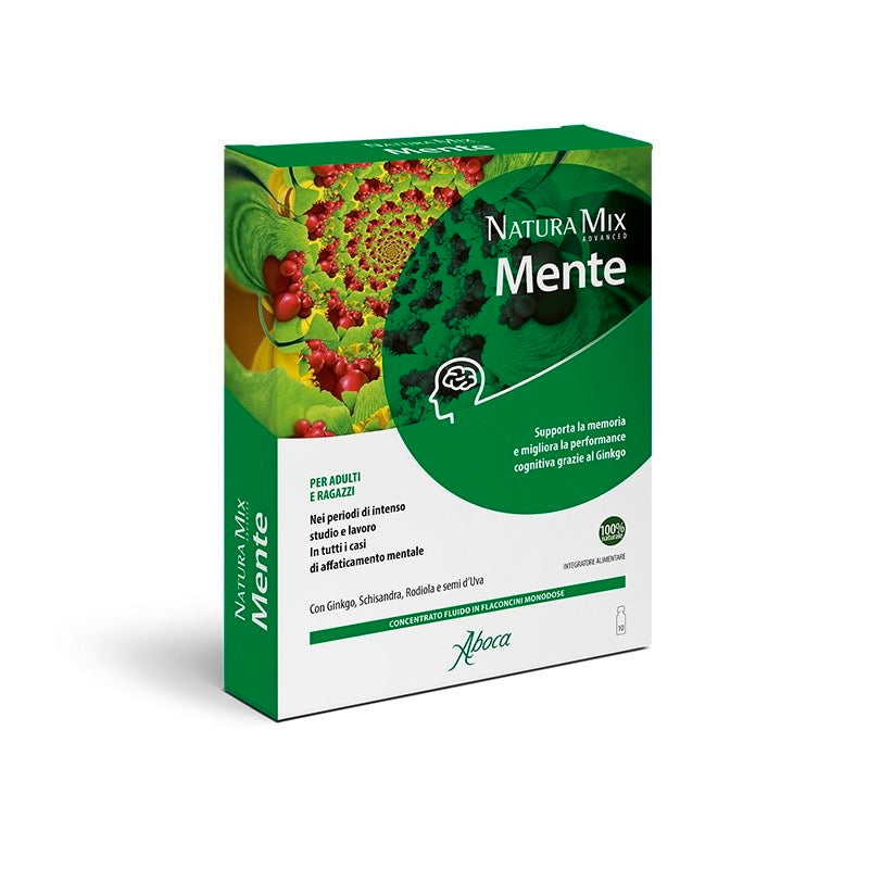 Natura Mix Advanced Mente Concentrato Fluido 10 flaconcini